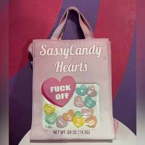 Sassy candy hearts bag Dollskill
